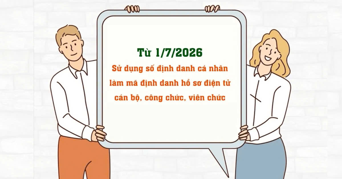 Quy định về sử dụng hồ sơ điện tử của cán bộ công chức viên chức từ 1/7/2026