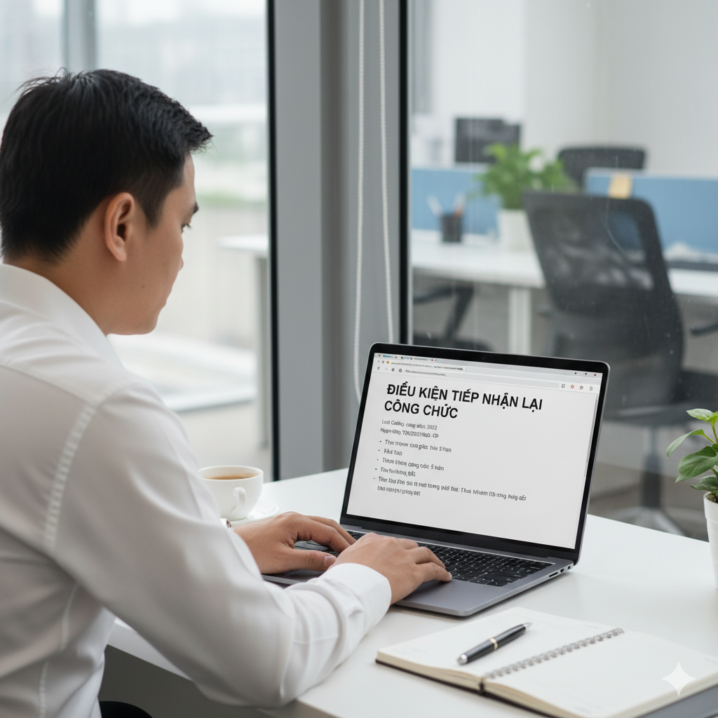 Quy Định Mới Về Điều Kiện Để Được Tiếp Nhận Lại Vào Công Chức