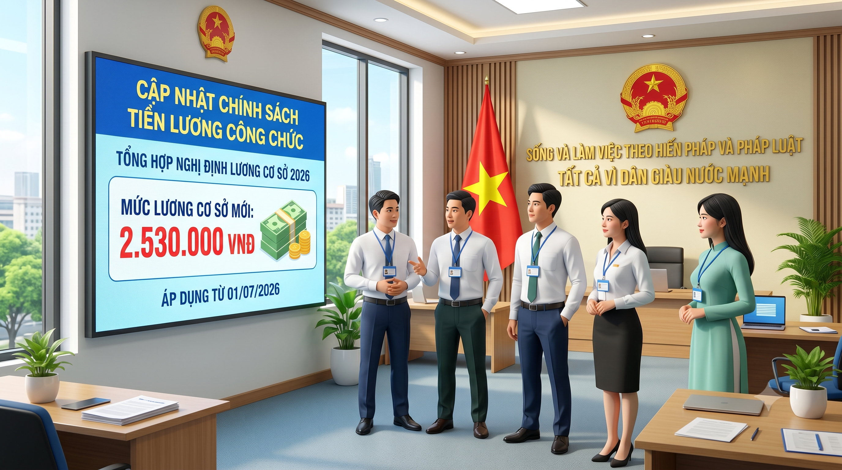 Tổng Hợp Nghị Định Lương Cơ Sở 2026: Chi Tiết Mức Tăng Mới & Đánh Giá Thực Tế