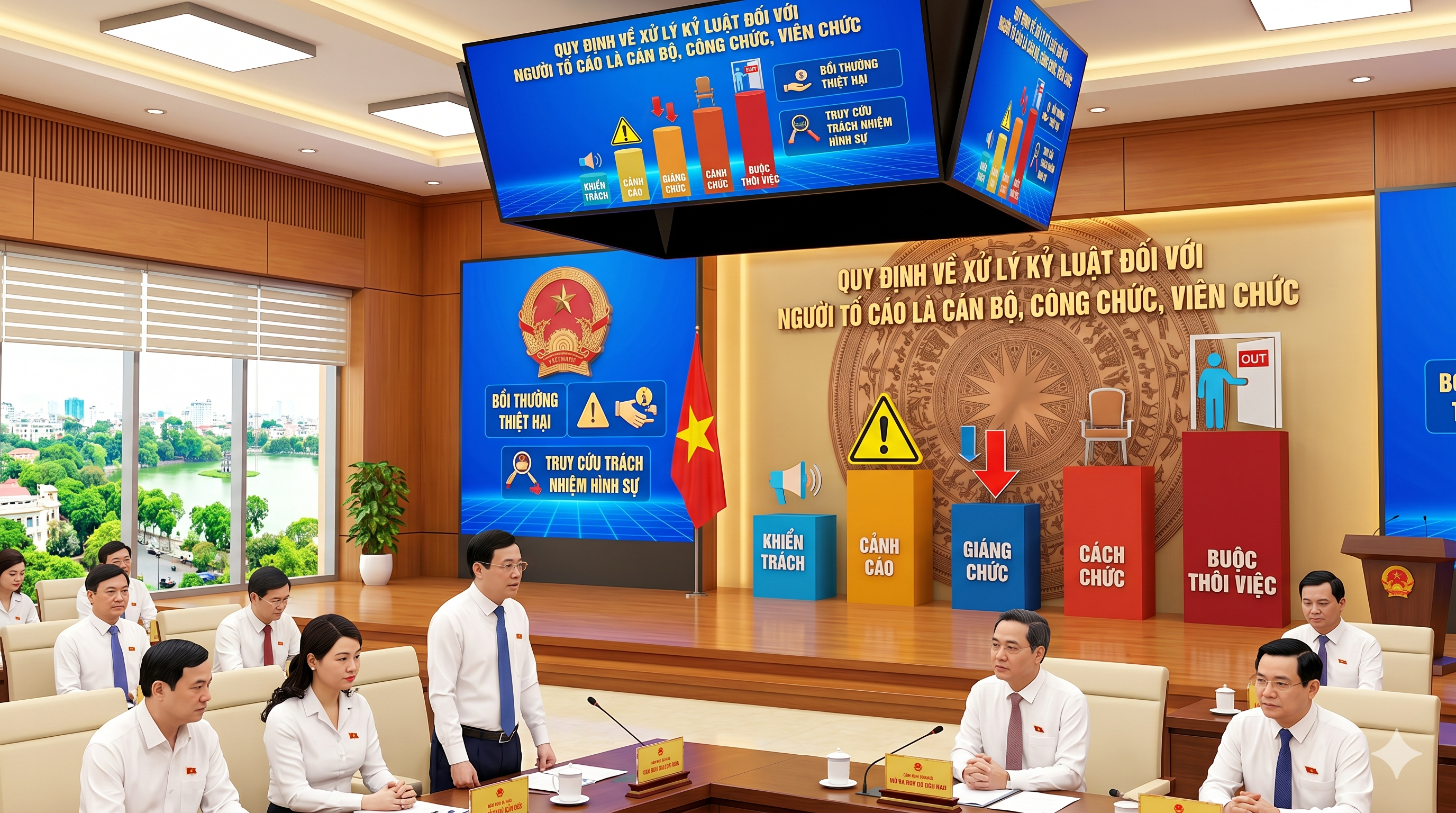 Quy định về xử lý kỷ luật đối với người tố cáo là cán bộ, công chức, viên chức