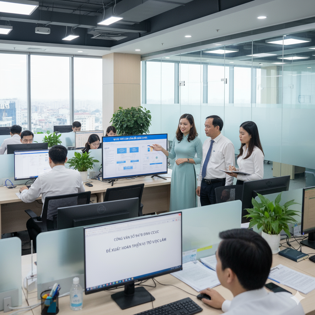 Cải Cách Công Vụ: Đề Xuất Hoàn Thiện Vị Trí Việc Làm Cán Bộ, Công Chức Qua Công văn 9478/BNV-CCVC