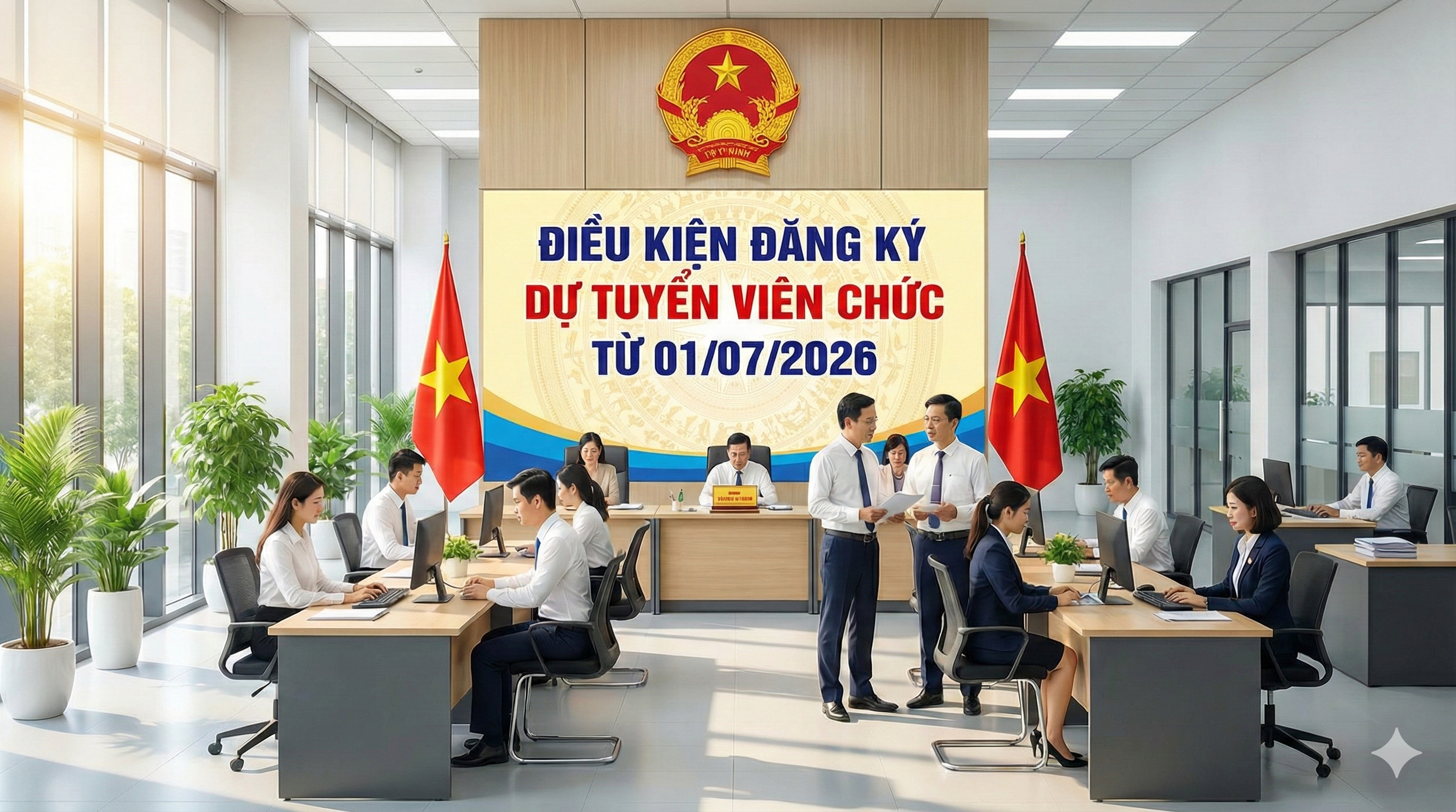 Điều kiện đăng ký dự tuyển viên chức từ 01/07/2026