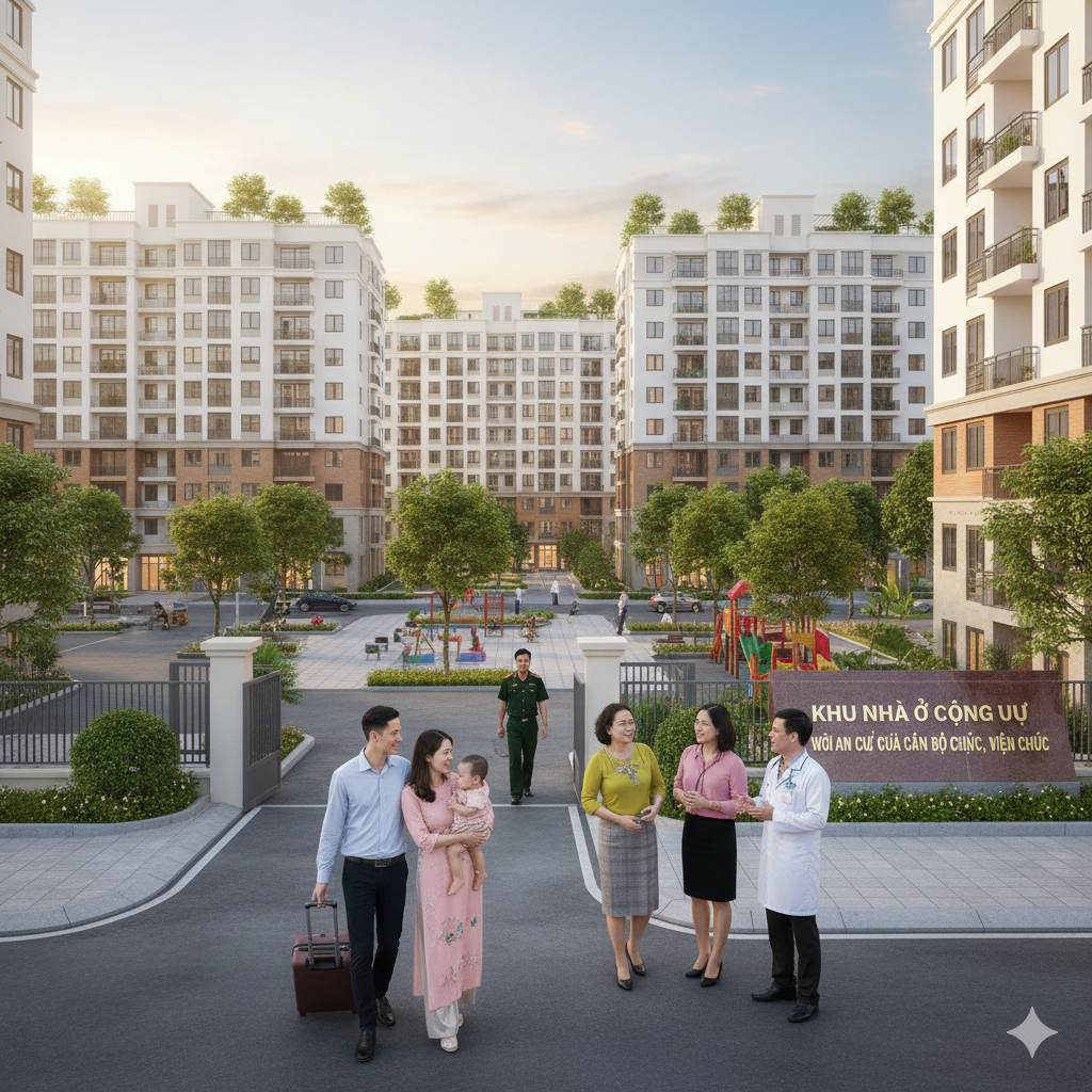 Chính sách nhà ở công vụ mới: Cơ hội thuê nhà cho cán bộ, công chức, viên chức từ năm 2025