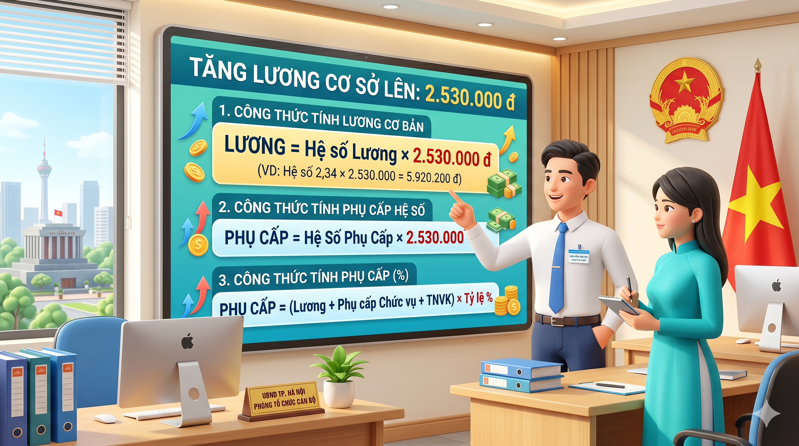Công Thức Tính Lương Và Phụ Cấp Khi Tăng Lương Cơ Sở Lên 2.530.000 Đồng (Mới Nhất)