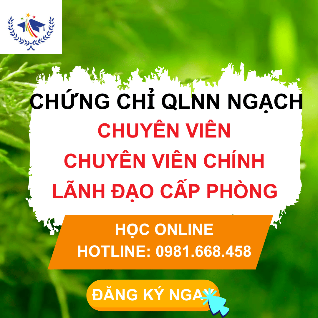 Khóa học quản lý nhà nước - Bệ phóng thăng tiến sự nghiệp